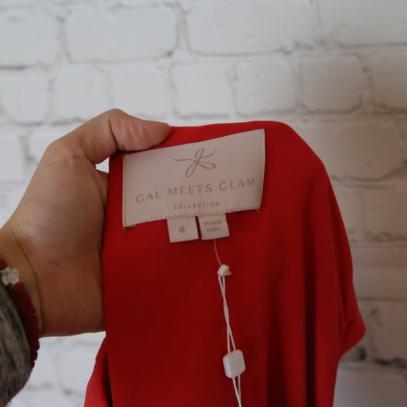 Gal Meets Glam Short Sleeve Fit & Flare Dress 4 - Picture 9 of 9